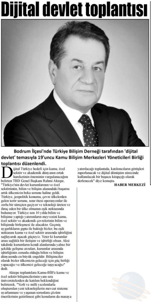 Dijital Devlet Toplantısı - MUĞLA YENİGÜN GAZETESİ