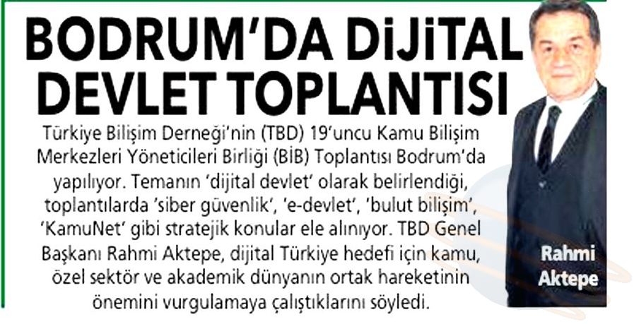 Bodrum'da Dijital Devlet Toplantısı - POSTA GAZETESİ